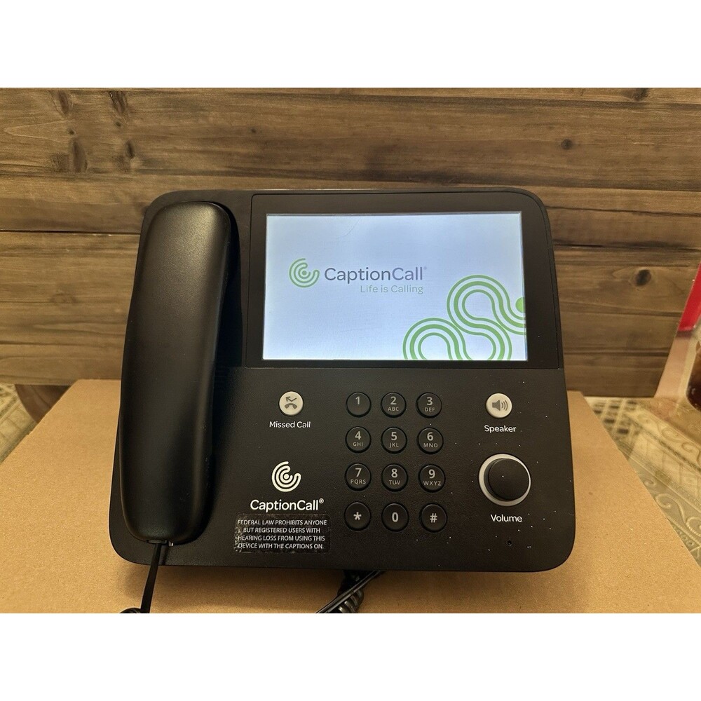 Caption Call 67Tb Telephone Home Phone Touchscreen Hearing Impaired CaptionCall